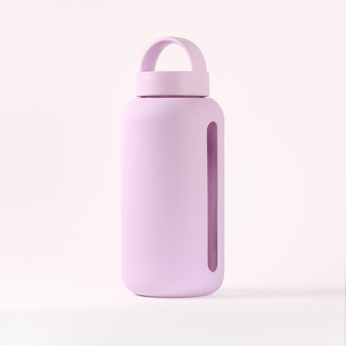 Glazen drinkfles | DAY BOTTLE | Hydration Tracker | Lilac from Glow - the store