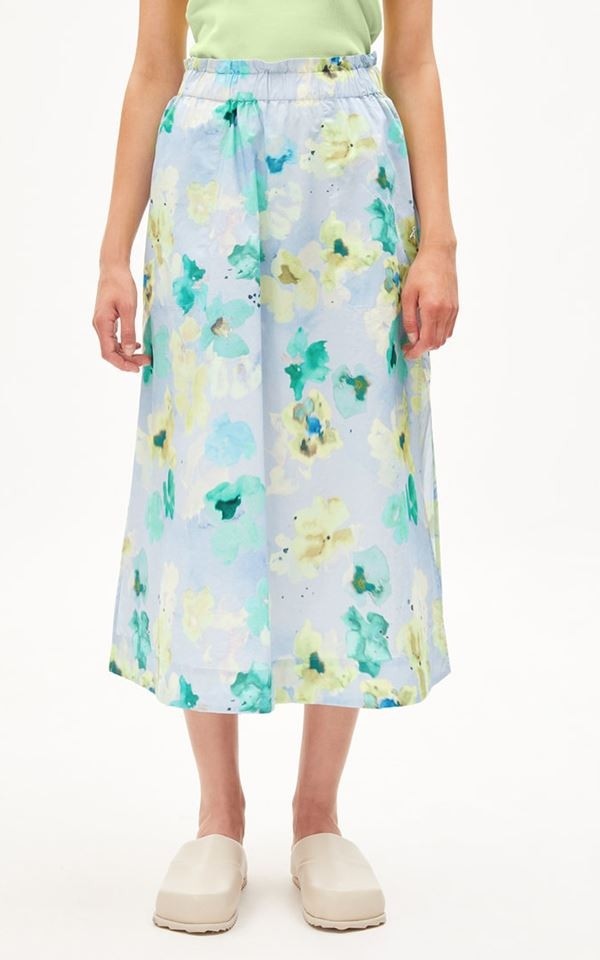 Skirt Aaimemi Aqua Floral from Het Faire Oosten