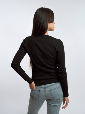 Geribde longsleeve from Honest Basics