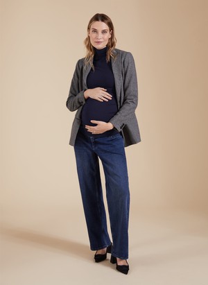 The Essentials Maternity Turtleneck Top from Isabella Oliver