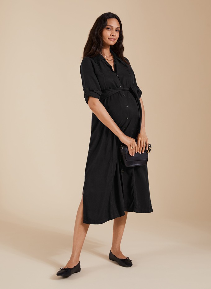 Kelsy Maternity Dress with TENCEL™ from Isabella Oliver