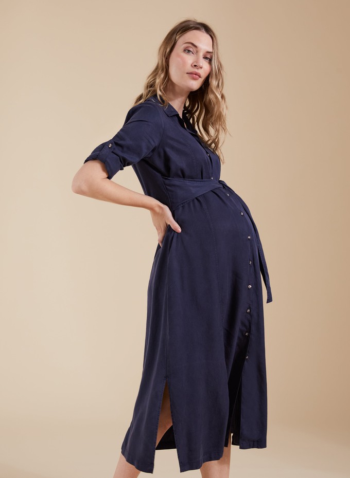 Kelsy Maternity Dress with TENCEL™ from Isabella Oliver