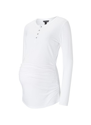 The Essentials Henley Maternity Top from Isabella Oliver