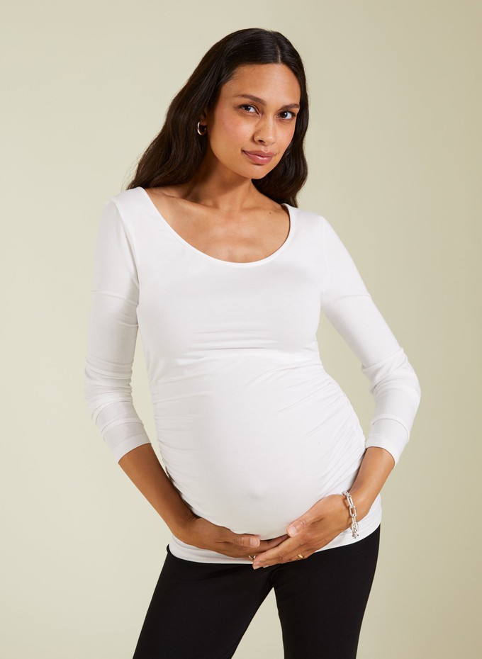 The Essentials Maternity Scoop Top from Isabella Oliver