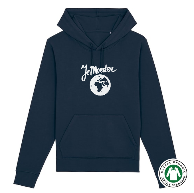 BIO Hoodie -Nieuw Logo- verschillende kleuren (UNISEX) from Je Moeder