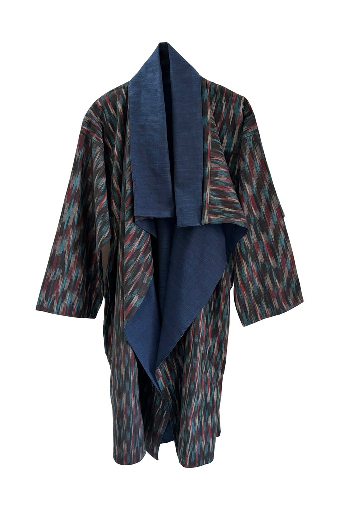 NEW! Reversible Cotton Coat Ikat No.06 from JULAHAS