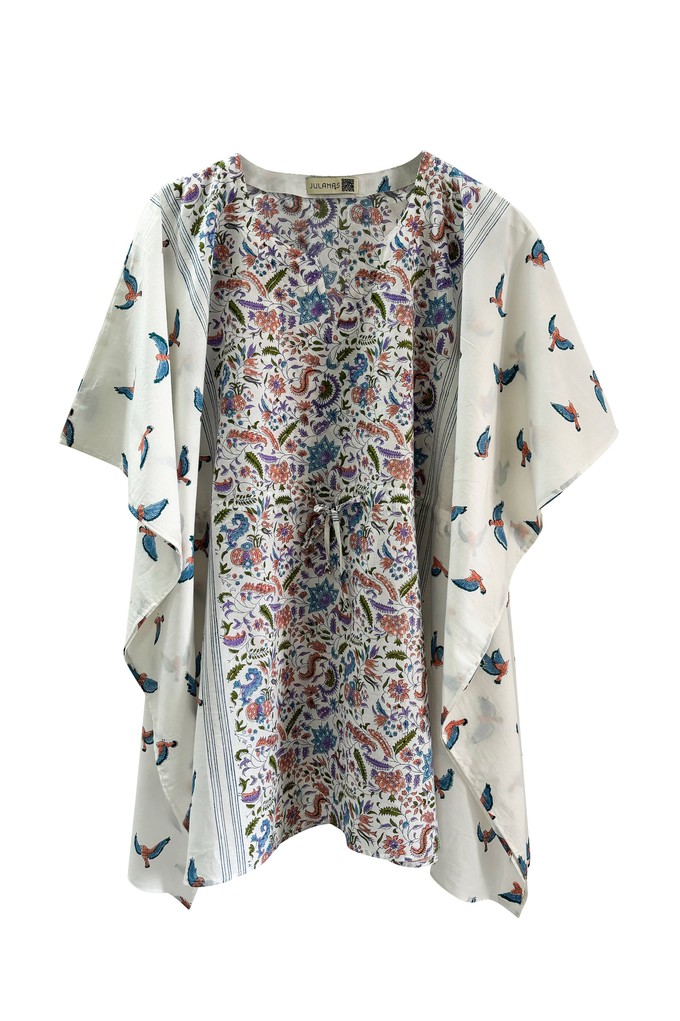 NEW! Cotton Kaftan Short Bird Pastel from JULAHAS