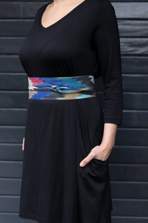 NEW! IKAT Wrap Belt Symmetry from JULAHAS