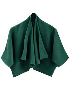 NEW! Wool Waterfall Bolero Emerald Honeycomb via JULAHAS