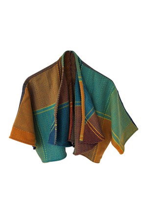 NEW! Plaid Wool Waterfall Bolero No.1 from JULAHAS