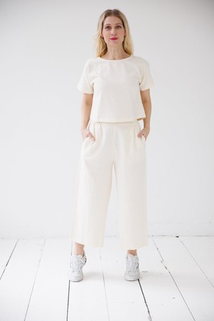 NEW! Cotton Hemp Top Off-White from JULAHAS