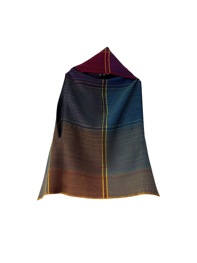 NEW! PLAID Wool Cape Joy JULAHAS+ from JULAHAS