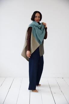 NEW! Cotton Cape Equal Teal via JULAHAS