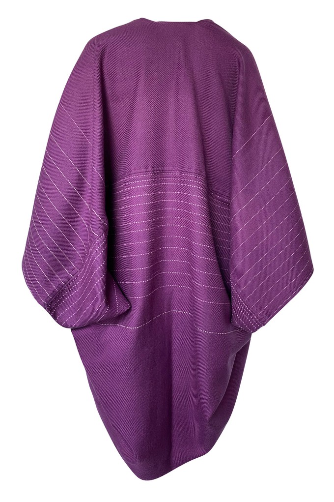 JULAHAS+ Wool Kimono Warm Plum from JULAHAS