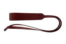 Leather Obi Wrap Belt Burgundy via JULAHAS