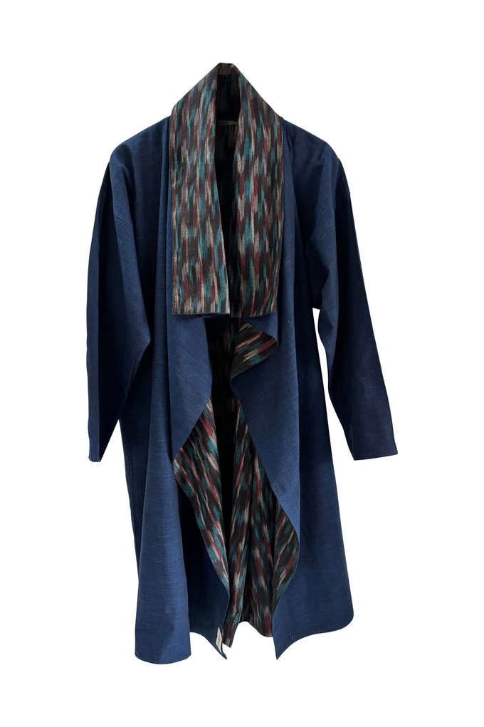 NEW! Reversible Cotton Coat Ikat No.06 from JULAHAS