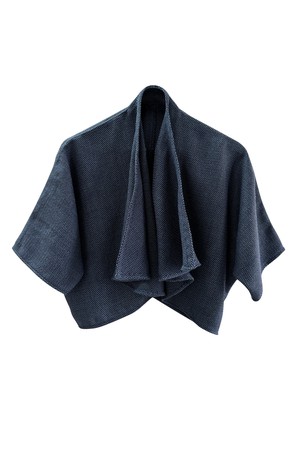 NEW! Wool Waterfall Bolero Blue Honeycomb from JULAHAS