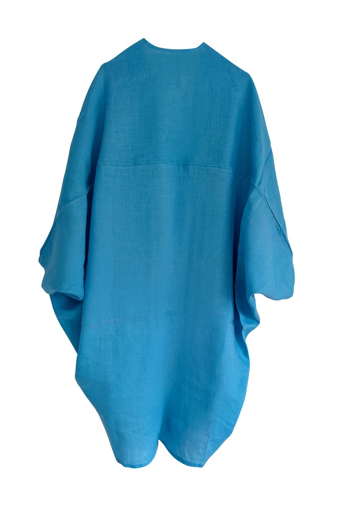 NEW! LINEN Kimono Aqua Blue from JULAHAS