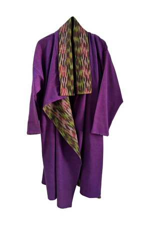 NEW! Reversible Cotton Coat Ikat No.10 from JULAHAS