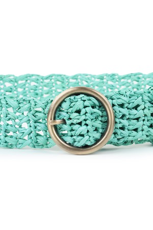 RAFFIA Belt Mint from JULAHAS