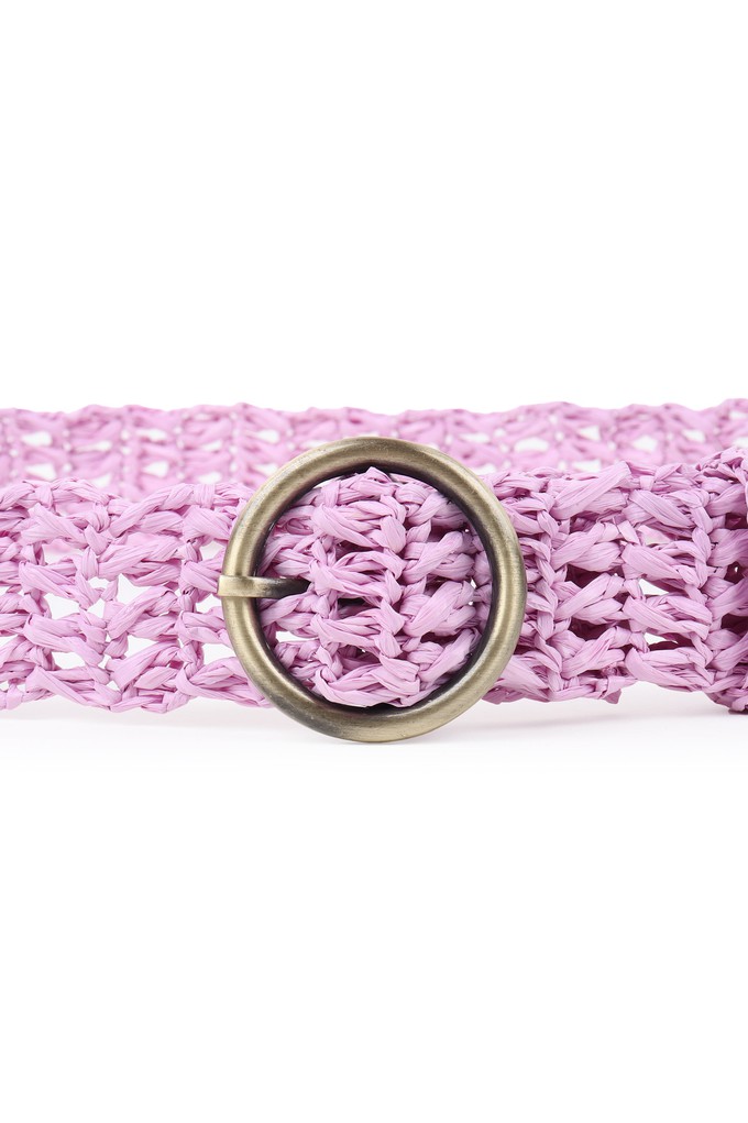 RAFFIA Belt Lilac from JULAHAS