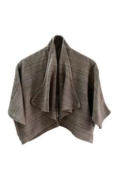 NEW! Wool Silk Waterfall Bolero Neutral via JULAHAS