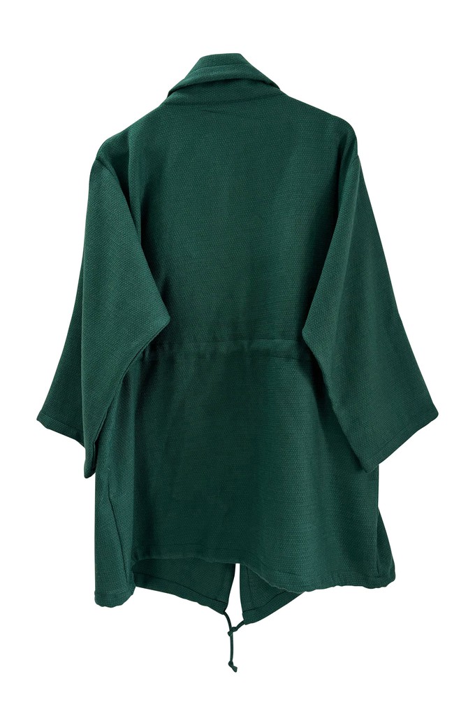 NEW! Wool Drawstring Overlay Emerald from JULAHAS