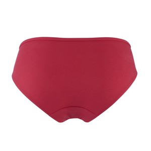 Passion Red - Silk & Organic Cotton Brief from JulieMay Lingerie