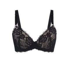 Debbie Lace Organic Cotton & Silk Plunge Bra via JulieMay Lingerie