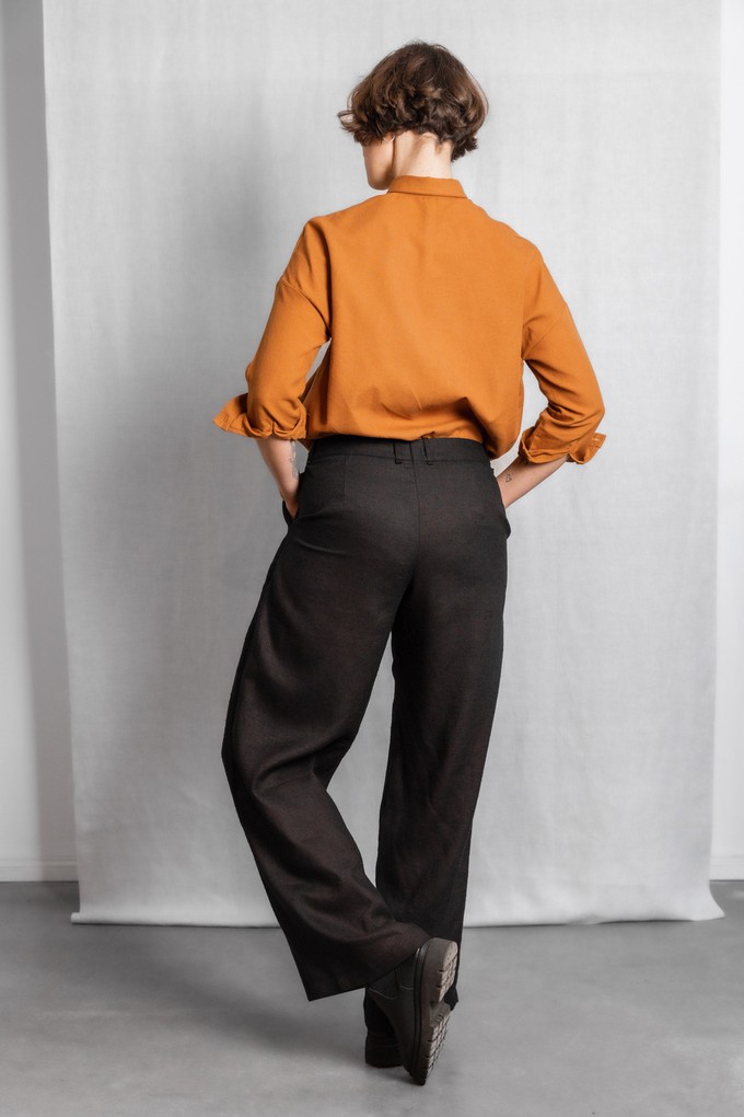 Hemp/Tencel trousers Meghana black from Jyoti - Fair Works