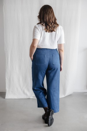 organic cotton denim pants Damini Denim from Jyoti - Fair Works