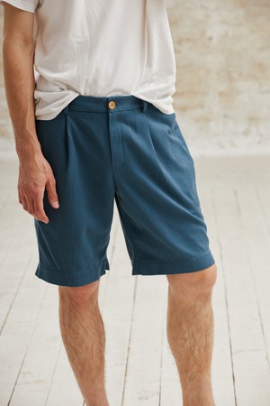 Organic Cotton Shorts Heet Ocean from Jyoti - Fair Works