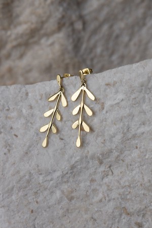 Earring Shaakha Brass from Jyoti - Fair Works