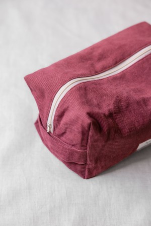 Cotton Toiletry Bag Phavvaara Old Pink from Jyoti - Fair Works