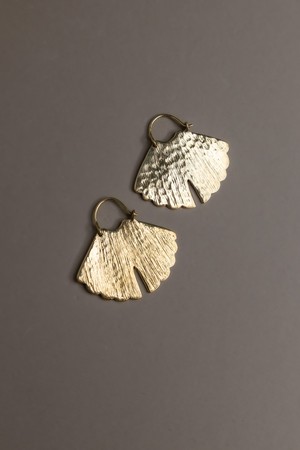 Earring Jinkago brass from Jyoti - Fair Works