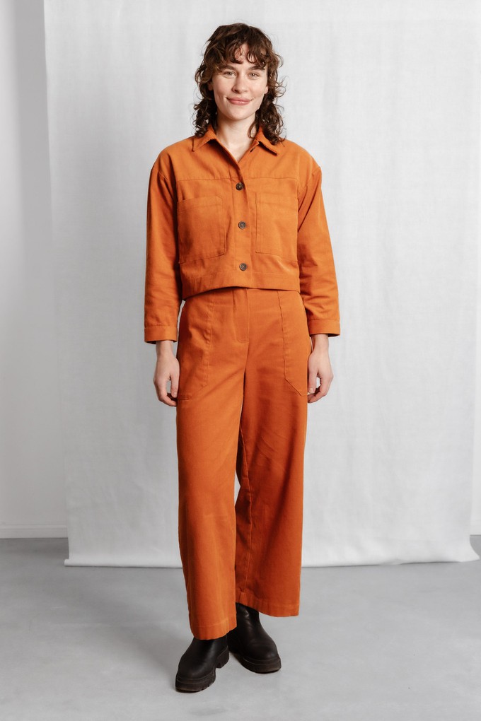 organic cotton corduroy pants Damini Bernstein from Jyoti - Fair Works