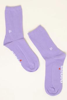 Popeia Organic Cotton Socks The Casual Purple via Jyoti - Fair Works