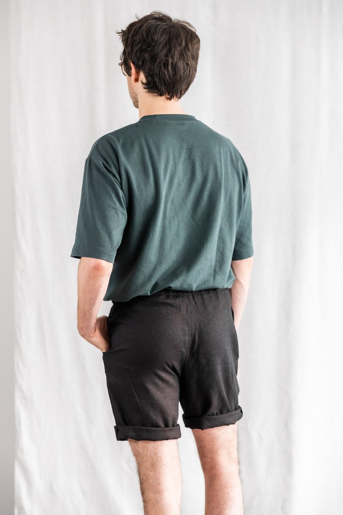 Organic Cotton Shorts Devaki Black from Jyoti - Fair Works