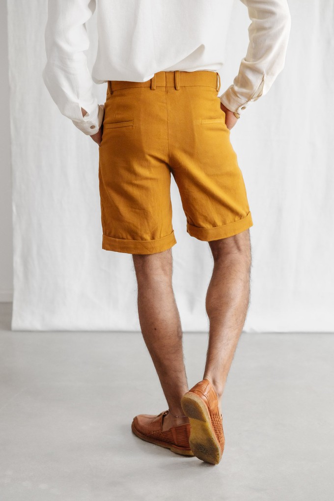 Organic Cotton Shorts Heet Curry from Jyoti - Fair Works