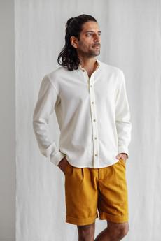 Cotton Shirt Harish Cream via Jyoti - Fair Works