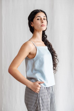 Modal Tank Top Leela Ice Blue from Jyoti - Fair Works