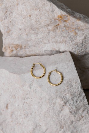 Hoop earrings Goal brass from Jyoti - Fair Works