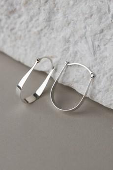 Hoop earrings Chooty Silver via Jyoti - Fair Works