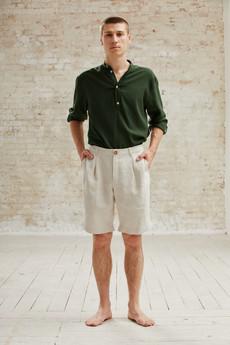 Hemp Shorts Heet Greige via Jyoti - Fair Works