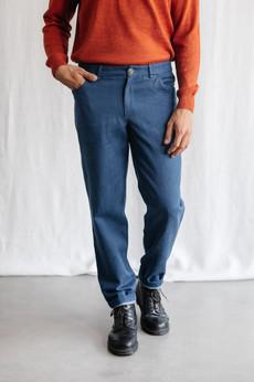 organic cotton denim pants Prakrit Denim via Jyoti - Fair Works