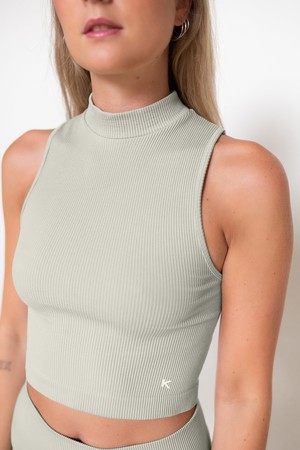 High neck Top | Sage from Kaly Ora