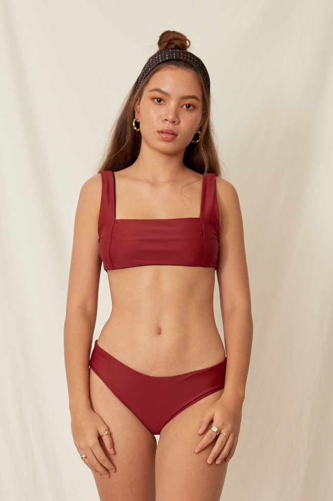 MILOS TOP  Nero/Vino Reversible from Kaly Ora