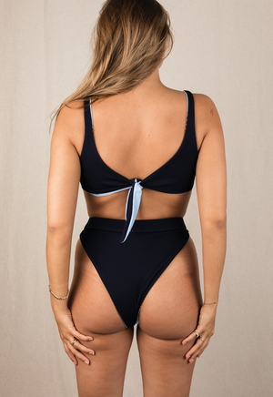 MAYA BOTTOM in Reversible Blue & Baby Blue from Kaly Ora