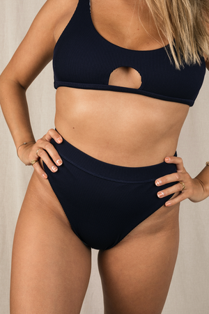 MAYA BOTTOM in Reversible Blue & Baby Blue from Kaly Ora