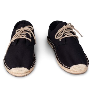 Espadrilles JET BLACK Lace Up für Damen from Kingdom of Wow!